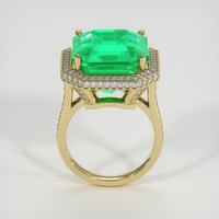 17.22 Ct. Emerald Ring, 18K Yellow Gold 3