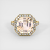 8.27 Ct. Sapphire Ring, 18K Yellow Gold 1
