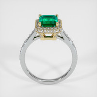 1.60 Ct. Emerald  Ring - 18K Yellow White
