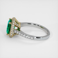 1.60 Ct. Emerald Ring, 18K Yellow & White 4