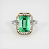 Emerald Ring 2.81 Ct., 18K Yellow White Preview