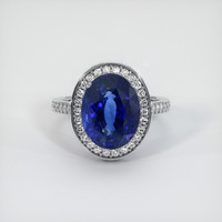 8.20 Ct. Sapphire Ring, Platinum 950 1