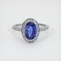 2.16 Ct. Sapphire Ring, Platinum 950 1