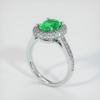 1.97 Ct. Emerald  Ring - Platinum 950