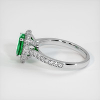 1.21 Ct. Emerald Ring, Platinum 950 4