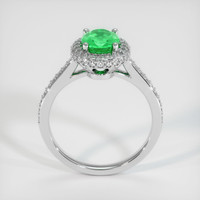 0.94 Ct. Emerald Ring, Platinum 950 3