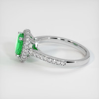 0.94 Ct. Emerald Ring, Platinum 950 4