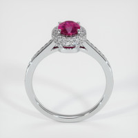 0.88 Ct. Ruby Ring, Platinum 950 3