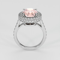 4.13 Ct. Padparadscha Sapphire Ring, Platinum 950 3