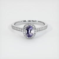 0.86 Ct. Sapphire Ring, Platinum 950 1