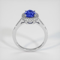 2.47 Ct. Blue Sapphire Ring, 10K White Gold 3
