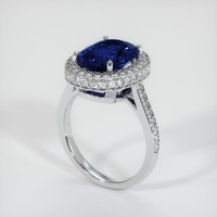 5.75 Ct. Sapphire Ring, 14K White Gold 2