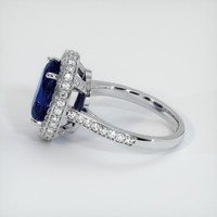 5.75 Ct. Sapphire Ring, 14K White Gold 4