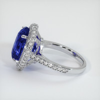 9.07 Ct. Sapphire Ring, 14K White Gold 4
