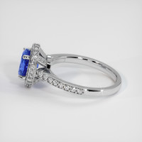 1.34 Ct. Sapphire Ring, 14K White Gold 4