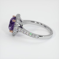 2.41 Ct. Sapphire Ring, 14K White Gold 4