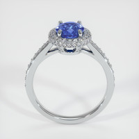 1.61 Ct. Blue Sapphire Ring, 18K White Gold 3