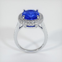 8.04 Ct. Sapphire Ring, 18K White Gold 3