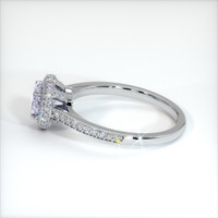 1.26 Ct. Bi Color Sapphire Ring, 18K White Gold 4