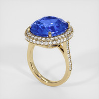 16.75 Ct. Sapphire Ring, 14K Yellow Gold 2