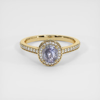 1.26 Ct. Bi Color Sapphire Ring, 14K Yellow Gold 1