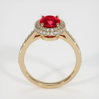 1.22 Ct. Ruby Ring, 14K Yellow Gold 3