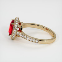 1.22 Ct. Ruby Ring, 14K Yellow Gold 4