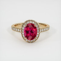 2.09 Ct. Ruby Ring, 14K Yellow Gold 1
