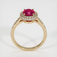 2.03 Ct. Ruby Ring, 14K Yellow Gold 3