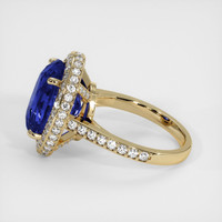 9.07 Ct. Sapphire Ring, 18K Yellow Gold 4