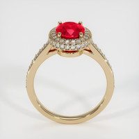 1.30 Ct. Ruby Ring, 18K Yellow Gold 3