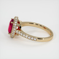 2.09 Ct. Ruby Ring, 18K Yellow Gold 4