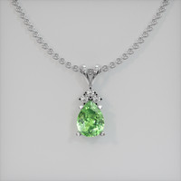 1.08 Ct. Gemstone Pendant, Platinum 950 1