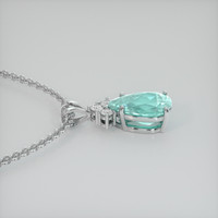 1.83 Ct. Gemstone Pendant, Platinum 950 3