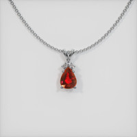 1.18 Ct. Ruby Pendant, Platinum 950 1