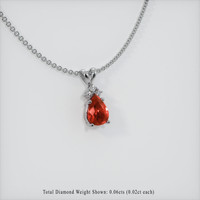 1.18 Ct. Ruby Pendant, Platinum 950 2