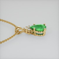 1.70 Ct. Gemstone Pendant, 14K Yellow Gold 3