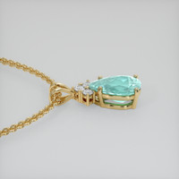 1.83 Ct. Gemstone Pendant, 14K Yellow Gold 3