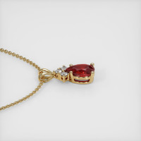 1.01 Ct. Ruby Pendant, 14K Yellow Gold 3