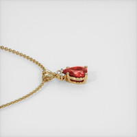 1.18 Ct. Ruby Pendant, 14K Yellow Gold 3