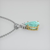 1.83 Ct. Gemstone Pendant, 14K Yellow & White 3