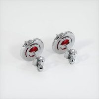 Ruby Earrings 4.15 Ct.Tw.Total Carat Weight Platinum 950 Preview