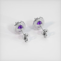 1.62 Ct.Tw. Gemstone Earrings, Platinum 950 3