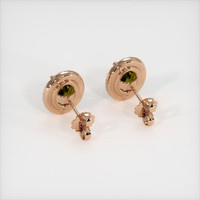 <span>3.10</span>&nbsp;<span class="tooltip-light">Ct.Tw.<span class="tooltiptext">Total Carat Weight</span></span> Gemstone Earrings, 14K Rose Gold 4