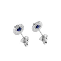 <span>1.35</span>&nbsp;<span class="tooltip-light">Ct.Tw.<span class="tooltiptext">Total Carat Weight</span></span> Sapphire Earrings, 14K White Gold 4