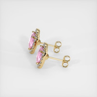 2.08 Ct.Tw. Gemstone Earrings, 14K Yellow Gold 3
