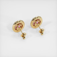 2.08 Ct.Tw. Gemstone Earrings, 18K Yellow Gold 4