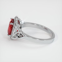 2.66 Ct. Ruby Ring, Platinum 950 4