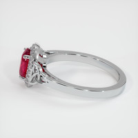 1.19 Ct. Ruby Ring, Platinum 950 4