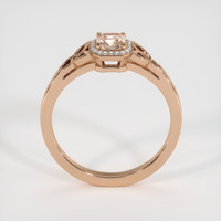 0.49 Ct. Sapphire Ring, 18K Rose Gold 3